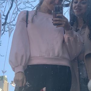 Off the shoulder sweater